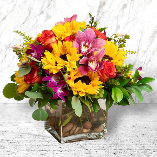 Sunshine Fiesta Bouquet - DGM Flowers  | Fort Lauderdale Florist