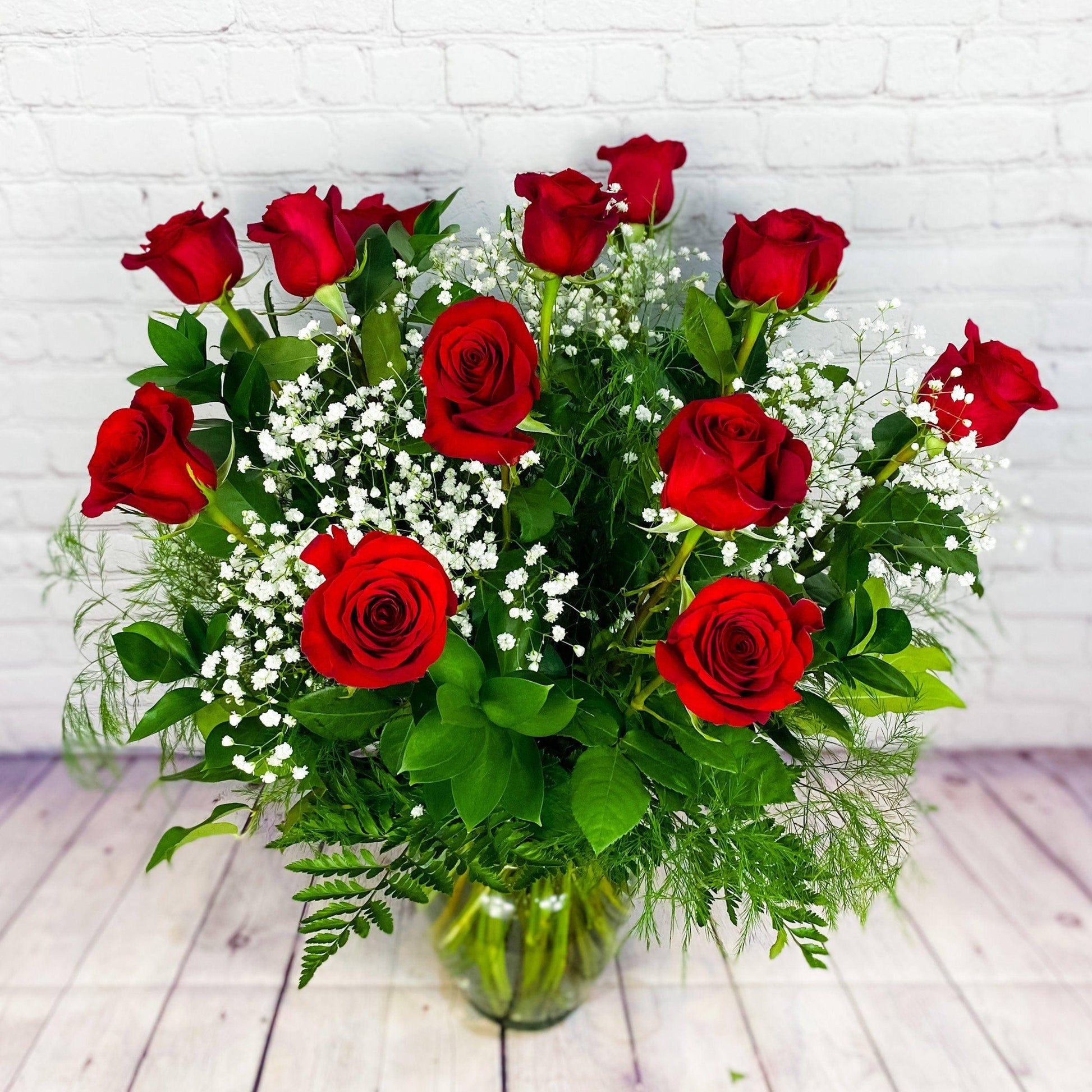 Red Roses, One Dozen, Premium Long Stem Rose - DGM Flowers  | Fort Lauderdale Florist