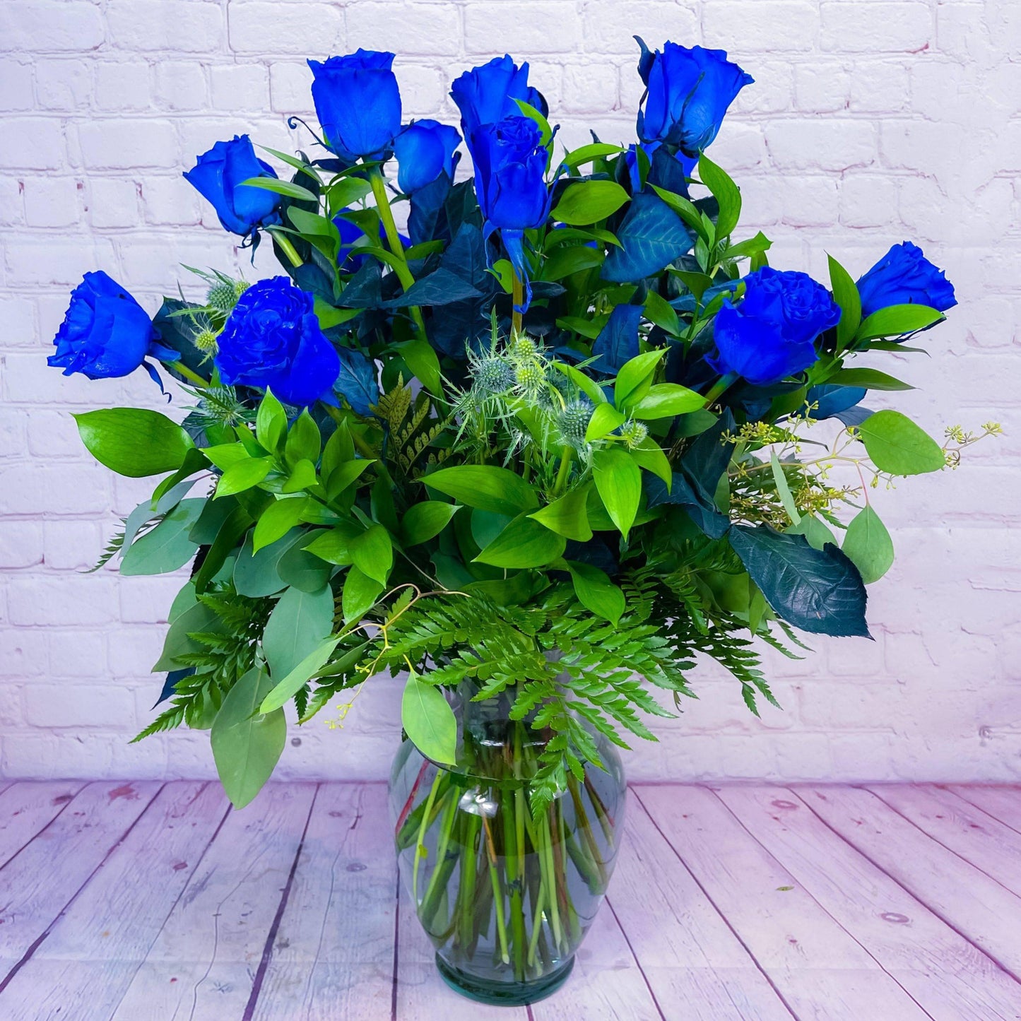 Blue Rose Bouquet - DGM Flowers  | Fort Lauderdale Florist
