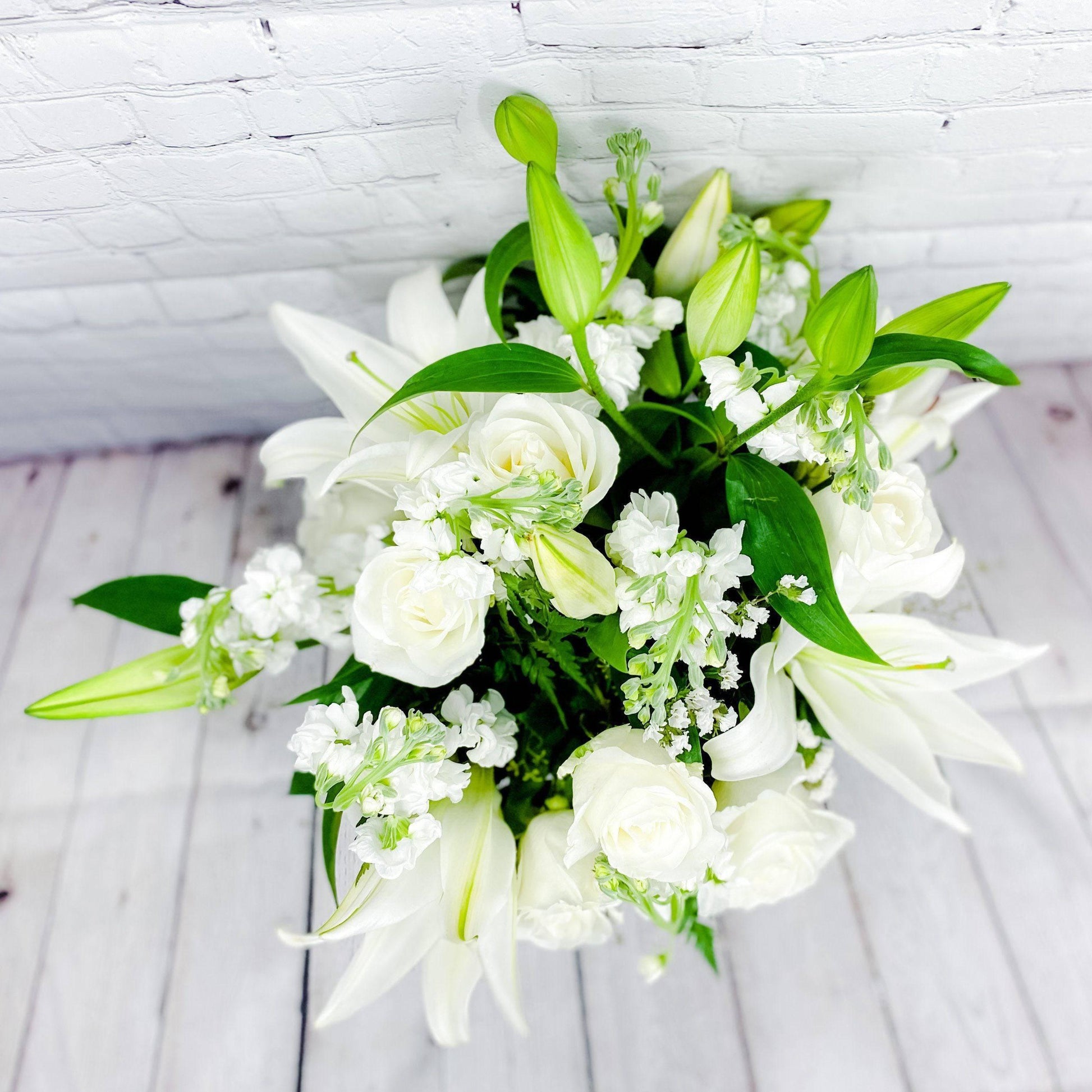 Classic All Whites By DGM Flowers - DGM Flowers  | Fort Lauderdale Florist