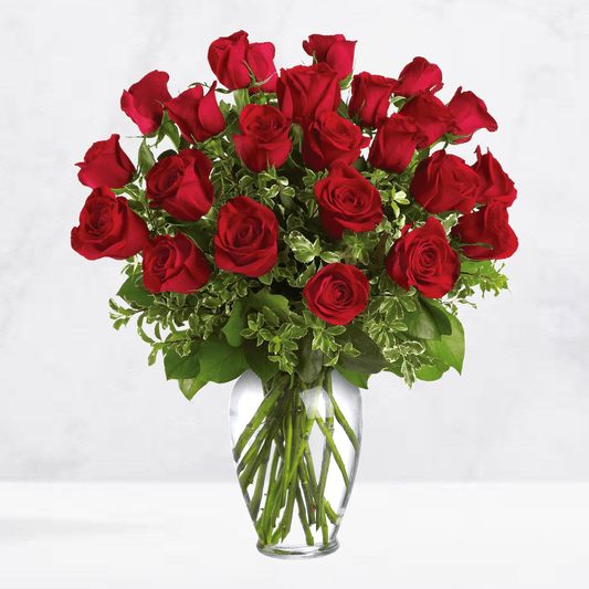 Classic Long Stem Red Roses - DGM Flowers  | Fort Lauderdale Florist