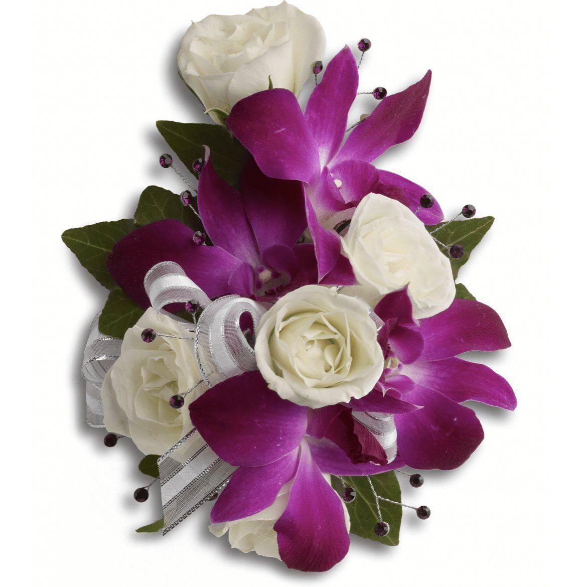 Fancy Orchids & Roses Corsage - DGM Flowers  | Fort Lauderdale Florist