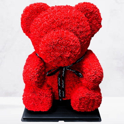 Giant 26" Rose Bear - Rose Teddy Bear Gift Box - DGM Flowers  | Fort Lauderdale Florist