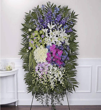 Heavenly Garden Standing Spray - DGM Flowers  | Fort Lauderdale Florist