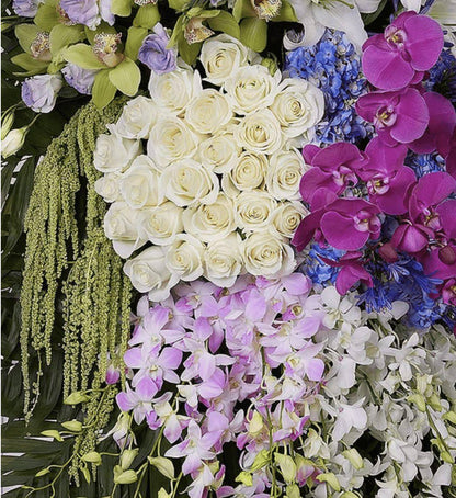 Heavenly Garden Standing Spray - DGM Flowers  | Fort Lauderdale Florist