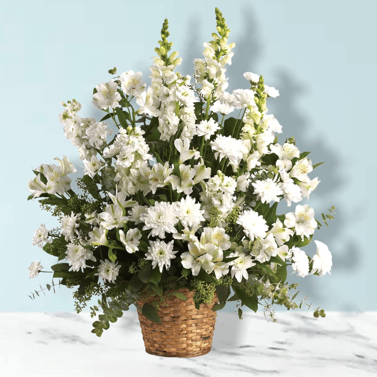 Heavenly Light Basket - DGM Flowers  | Fort Lauderdale Florist
