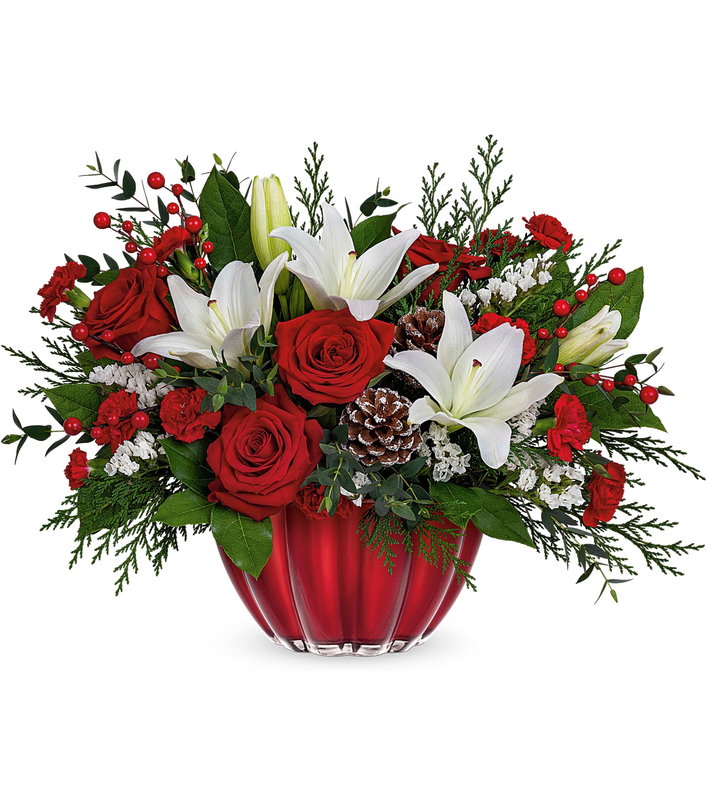 Vibrant Christmas Bouquet - DGM Flowers  | Fort Lauderdale Florist
