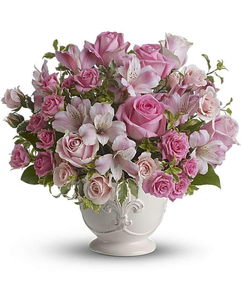 Pink Potpourri Bouquet with Roses - DGM Flowers  | Fort Lauderdale Florist