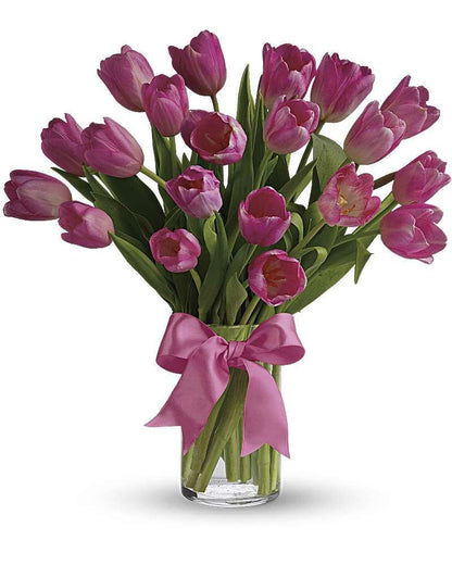 Precious Pink Tulips - DGM Flowers  | Fort Lauderdale Florist