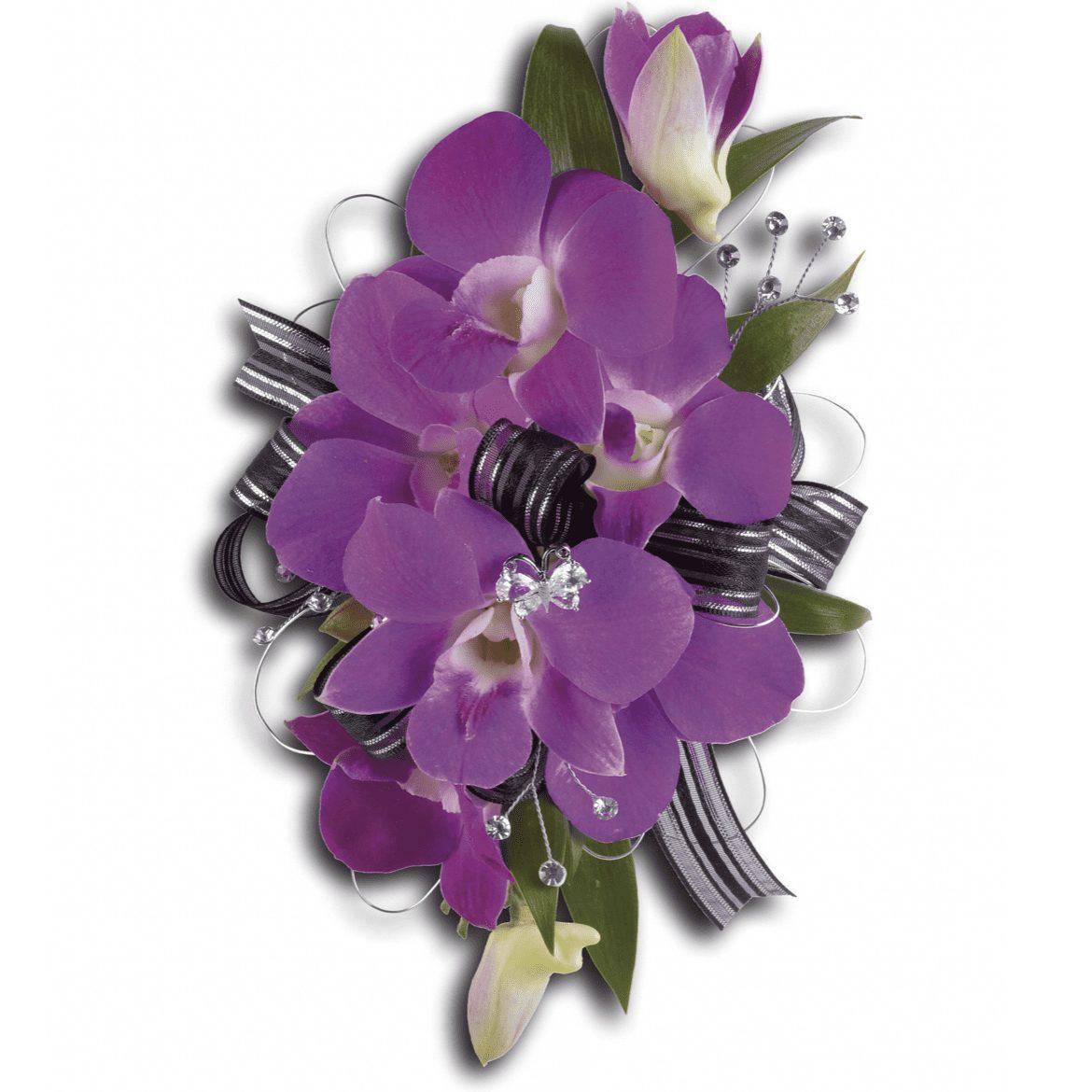 Purple Promise Wristlet Corsage - DGM Flowers  | Fort Lauderdale Florist