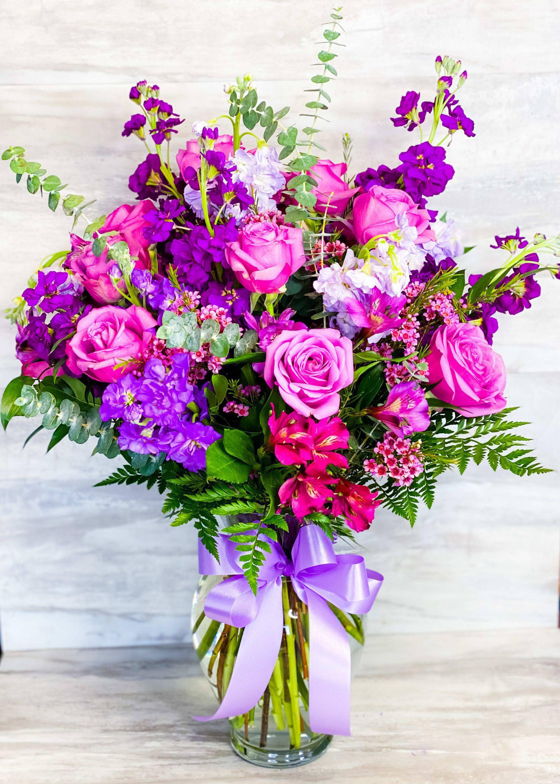 Purple Visage - DGM Flowers  | Fort Lauderdale Florist