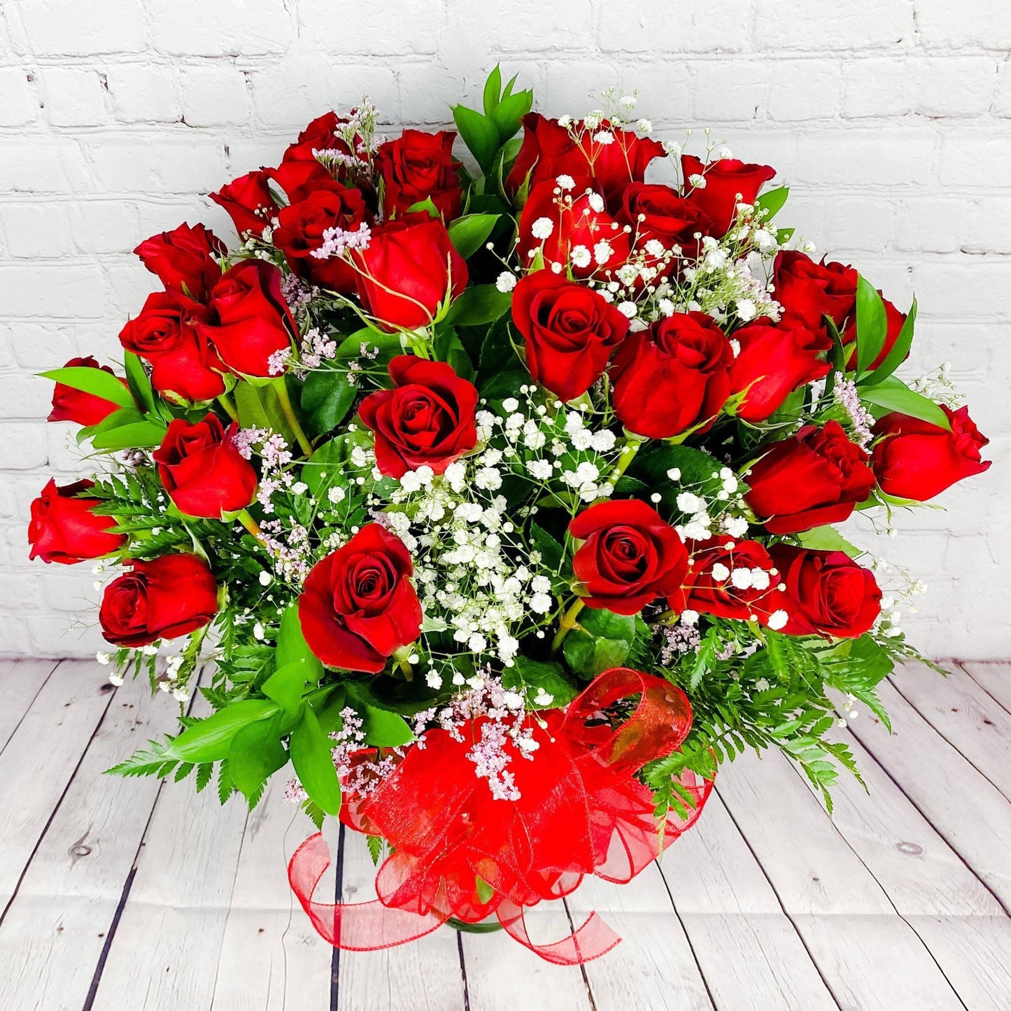 Red Roses, Two Dozen + , Premium Long Stem Rose - DGM Flowers  | Fort Lauderdale Florist