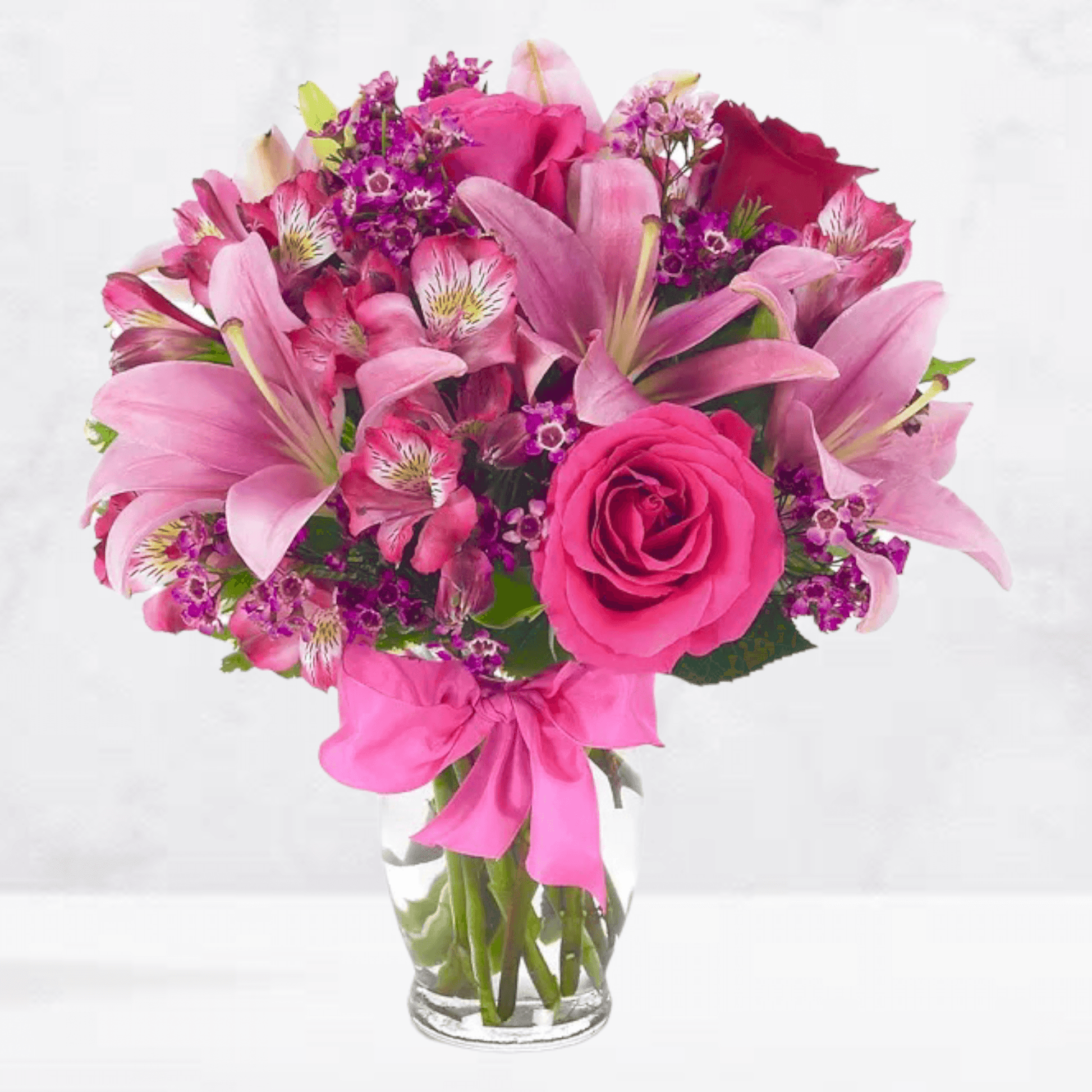 Rose & Lily Celebration - DGM Flowers  | Fort Lauderdale Florist