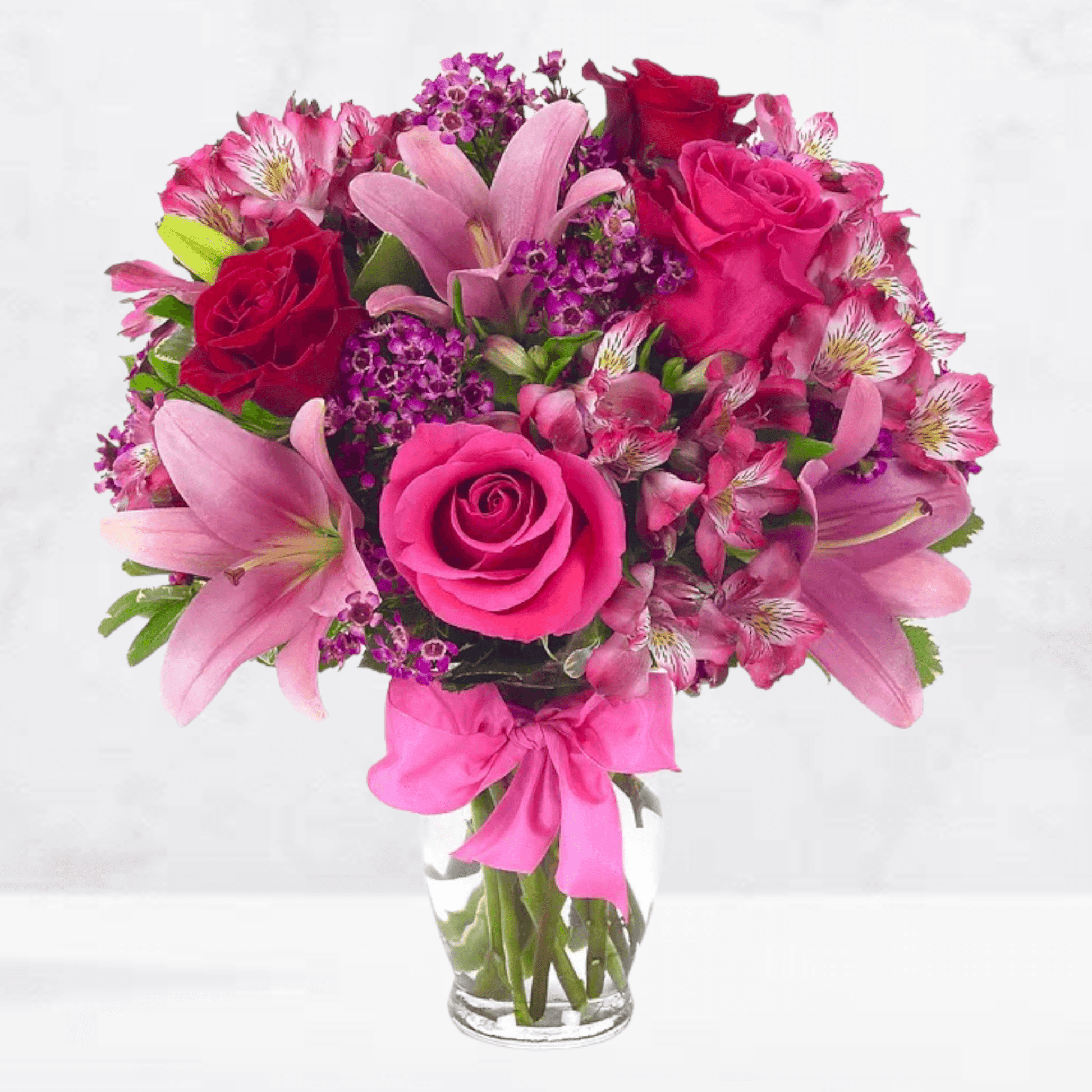 Rose & Lily Celebration - DGM Flowers  | Fort Lauderdale Florist