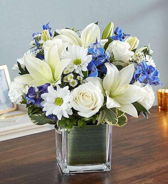 Serenity of Blue & White - DGM Flowers  | Fort Lauderdale Florist
