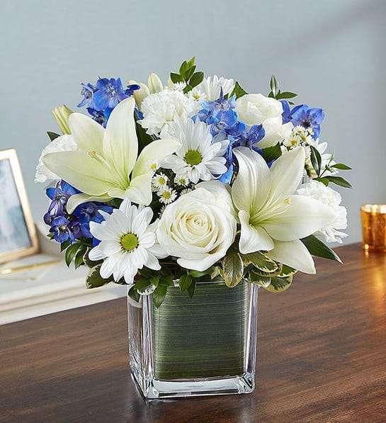 Serenity of Blue & White - DGM Flowers  | Fort Lauderdale Florist