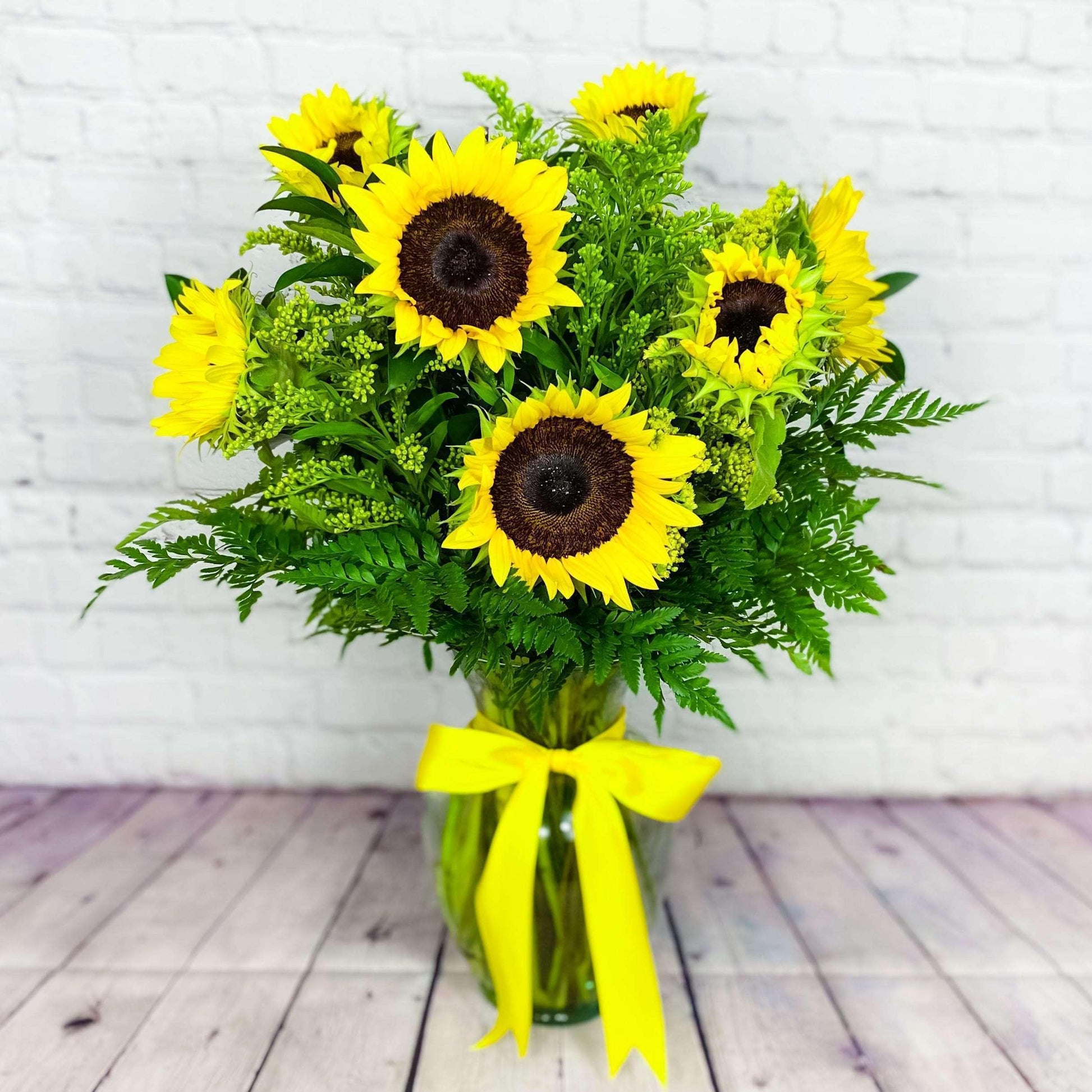 Sunny Sunflowers Bouquet - DGM Flowers  | Fort Lauderdale Florist