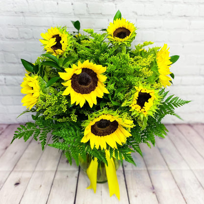 Snazzy Sunflowers - DGM Flowers  | Fort Lauderdale Florist