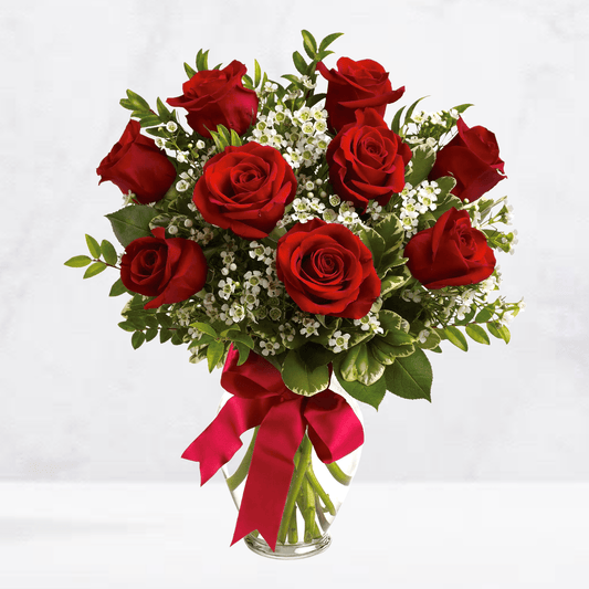 Thoughts of You Bouquet with Red Roses - DGM Flowers  | Fort Lauderdale Florist