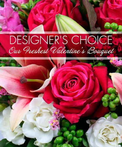 Valentine's Day Florals Designer's Choice - DGM Flowers  | Fort Lauderdale Florist